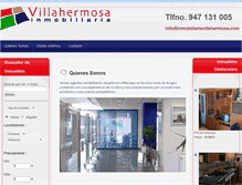 Tablet Screenshot of inmobiliariavillahermosa.com